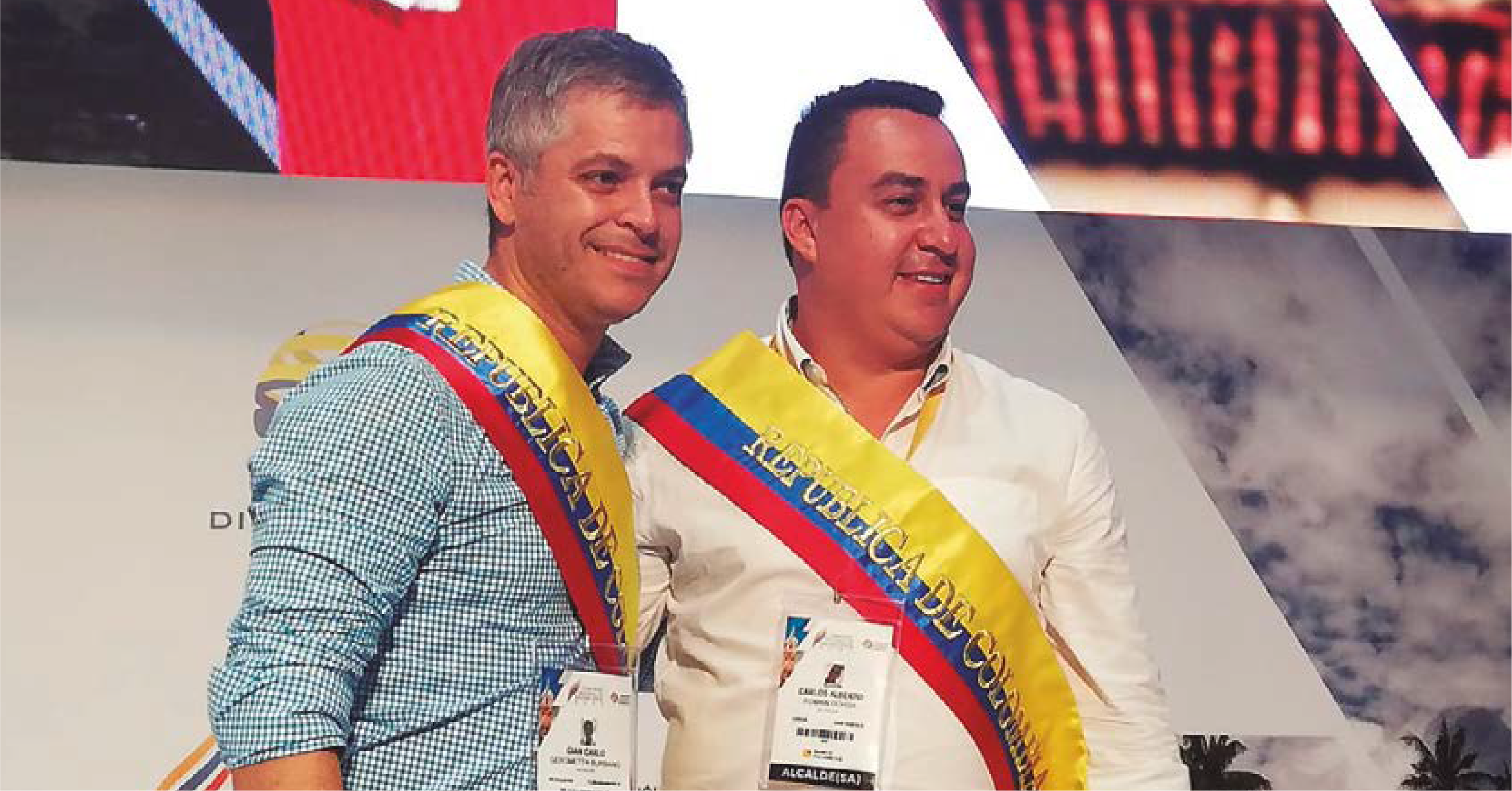 El alcalde de Mosquera, Gian Carlo Gerometta es el nuevo Presidente de la FCM y Carlos Román, alcald