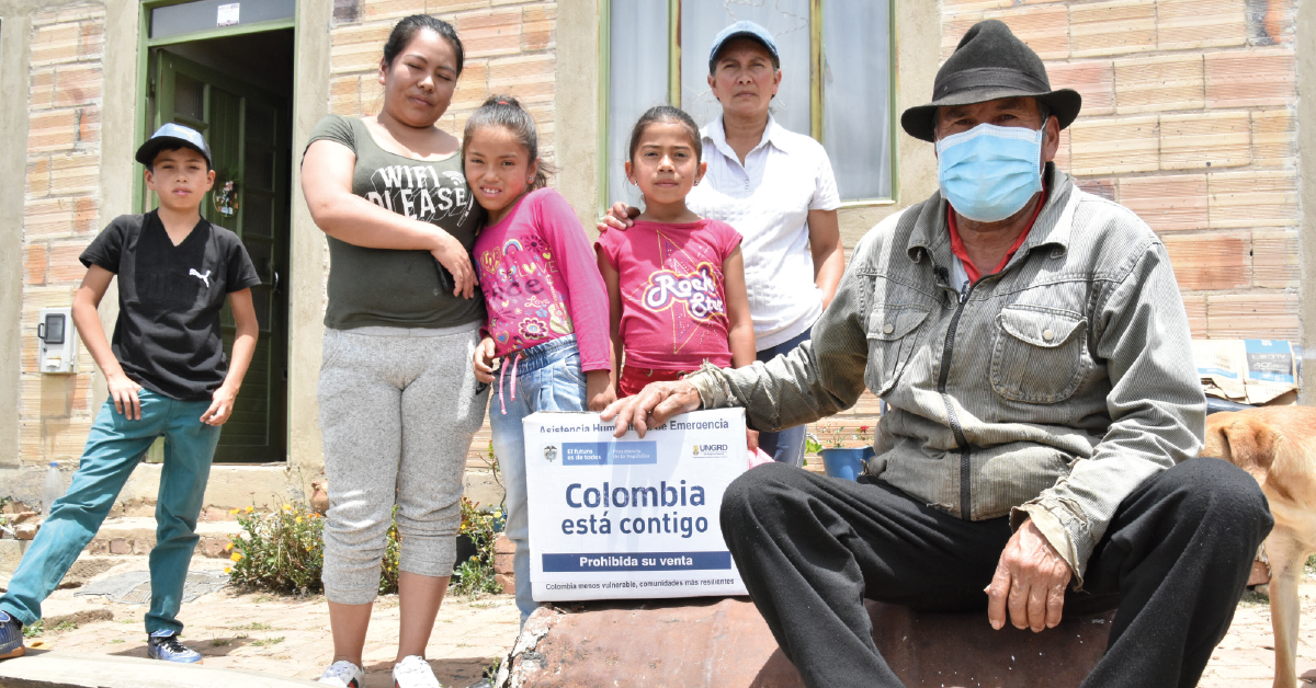 Los adultos mayores fueron beneficiados con mercados en Boyacá.