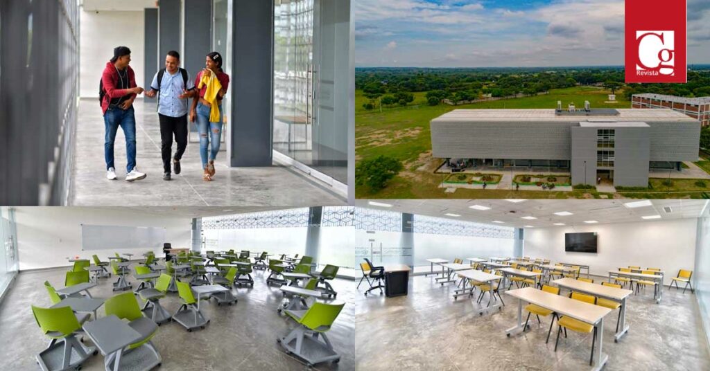 Se inauguraron 4.432 metros cuadrados de área universitaria en el sur del Cesar