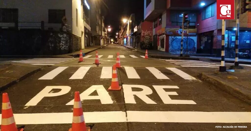 Avanza renovación de la demarcación vial en Pereira