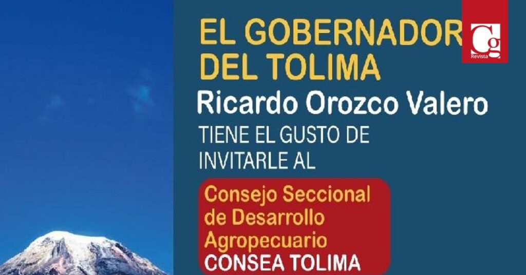 Este lunes y martes en Ibagué se reúne el Consejo Seccional Agropecuario en el que también participarán voceros y expertos del sector primario de la economía tolimense.