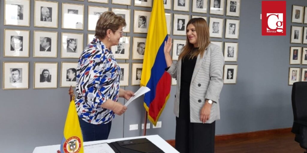 Ante la ministra del Trabajo, Gloria Inés Ramírez Ríos, con funciones delegatarias, tomó juramento como nueva viceministra de Empleo y Pensiones, la Contadora Pública, doctora y magíster en Ciencias Económicas de la Universidad Nacional, la boyacense Flor Esther Salazar Guatibonza.