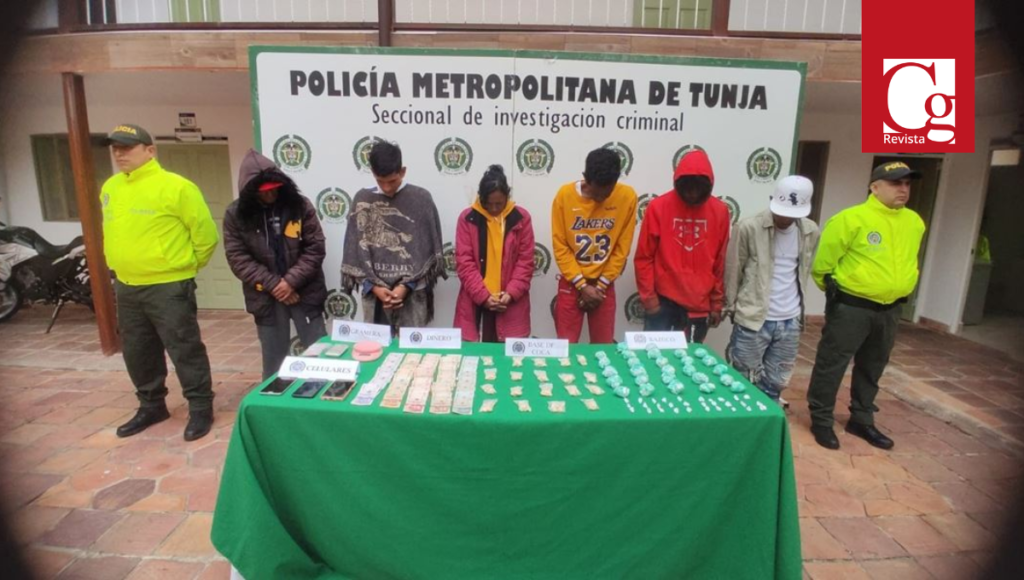 Desarticulada banda delincuencial que operaba en el sur de la ciudad de Tunja