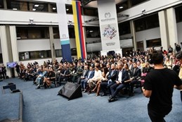Evento de presentación del calendario electoral. Foto tomada de: Registraduría Nacional.